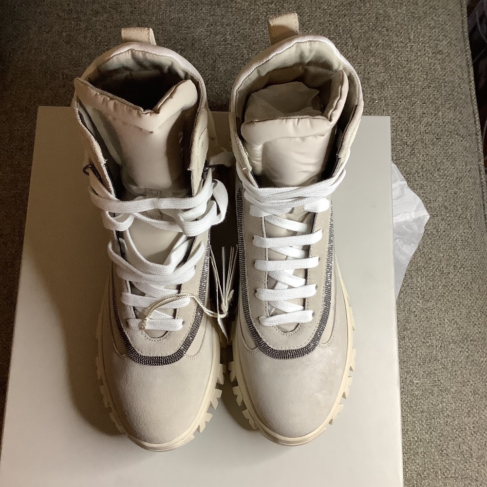 Brunelleschi Cucinelli Chunky High Top Sneakers